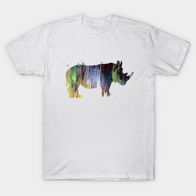 Rhino T-Shirt by TheJollyMarten